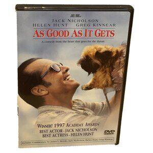 As Good as It Gets (DVD, 1997)Double Sided Disc Widescreen Full Screen VERY GOOD